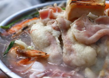 Sıcak Pan Tay Barbekü Grill domuz 