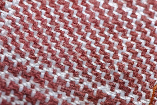 Vacker Röd Och Vit Textur Tyg Abstrakt Makro För Vacker — Stockfoto
