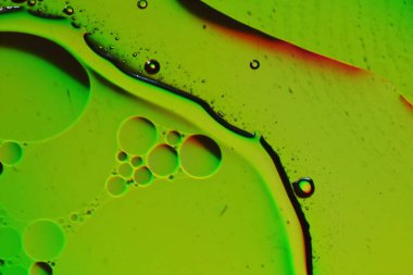 Güzel ve soyut arkaplan renkleriyle güzel yağ ve su