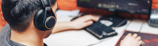 E-Sports. A Boy Playing A Strategy Video Game. Steam Community. ESports Club, banner