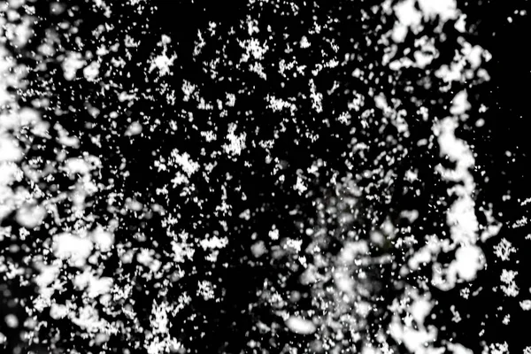 Vrstva Pro Překrytí Černém Pozadí Bílý Sníh Bílý Sníh Černém — Stock fotografie