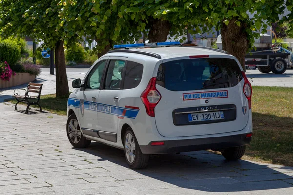 Compiegne Frankreich Mai 2020 Auto Der Police Municipale Örtliche Polizei — Stockfoto