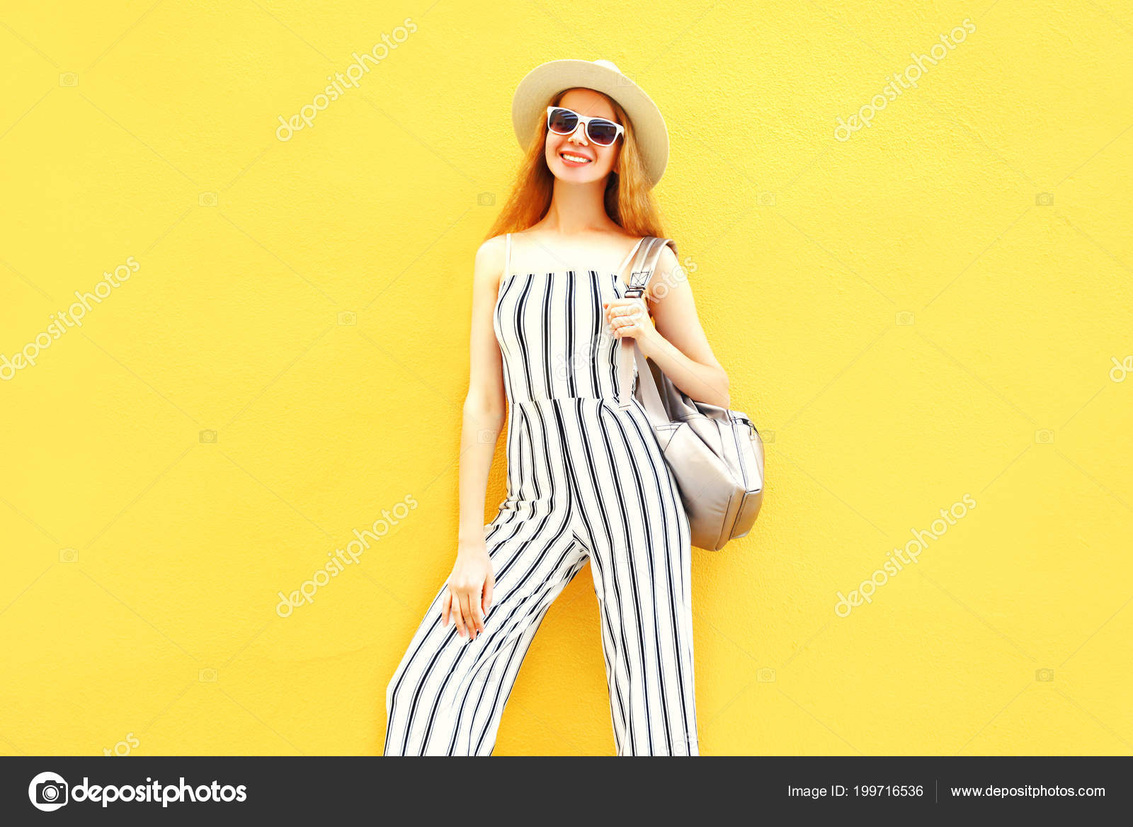 white and yellow striped pants