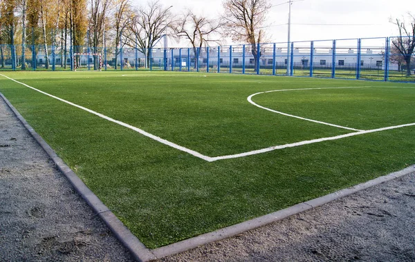 Umělé Hřiště Fotbal Parku — Stock fotografie