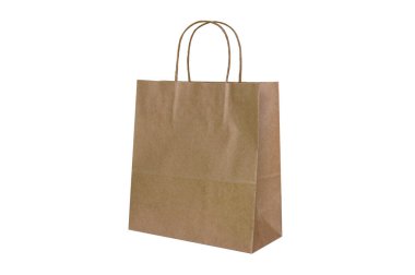Paket paket beyaz arka planda izole edilmiş. Paketleme şablonu maketi.