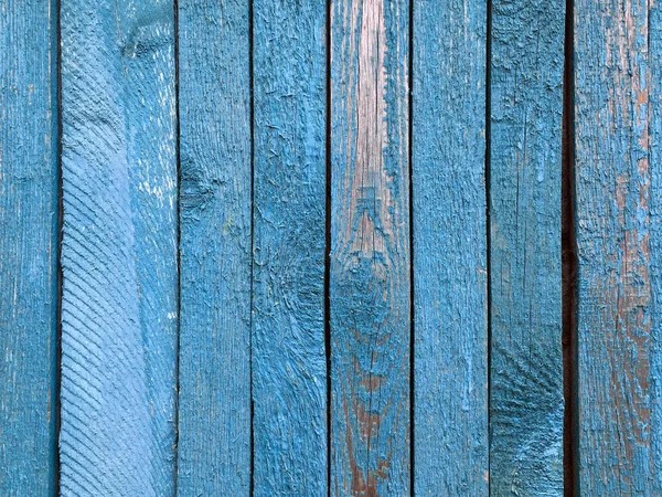 Blue Wood Background Old Wooden Wall Painted Texture — Stock Photo, Image