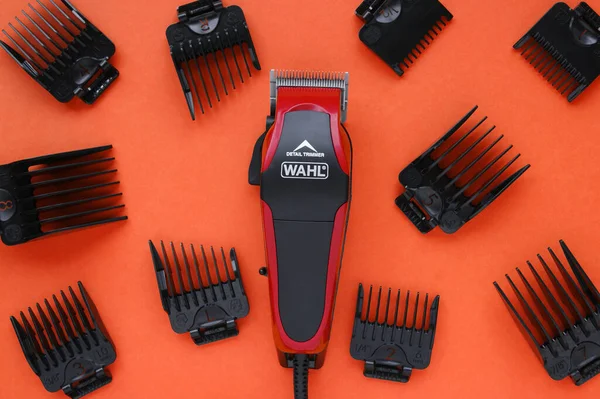 Kharkov Ukraine July 2020 Hairdressers Tool Hair Clipper Wahl Close — Stock Photo, Image