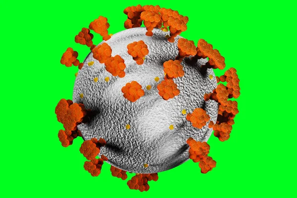 Gambar Abstrak Dari Coronavirus Stok Foto Bebas Royalti