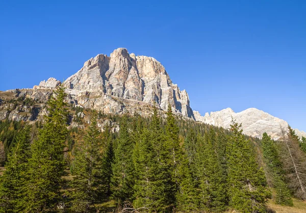 Cortina Talya Ekim 2014 Talyan Milli Parkı Ampezzo Dolomites — Stok fotoğraf