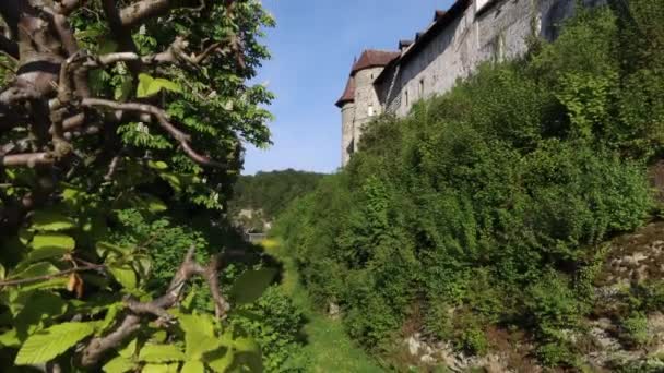 Бургдорф Швейцария Мая 2020 Года Бургдорфский Замок Века Расположен Самой — стоковое видео