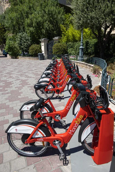 Monte Carlo Monaco Juli 2020 Fahrradverleih Monabike Fürstentum Monaco — Stockfoto