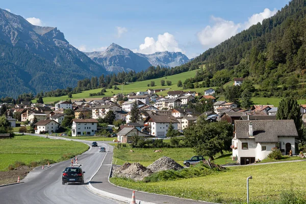 Mustair Ελβετία Σεπτεμβρίου 2020 Mustair Είναι Ένα Χωριό Ένα Ελβετικό — Φωτογραφία Αρχείου