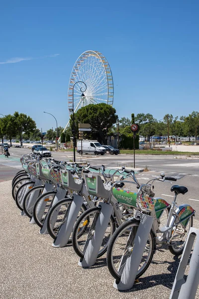 Avignon Frankreich Juli 2020 Verleih Von Elektrofahrrädern Avignon — Stockfoto