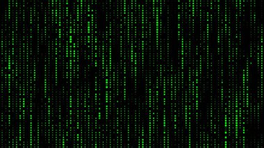 Matris vektör çizimi. Koyu ve açık yeşil noktalar. İlkeller. Vektör İllüstrasyonu.