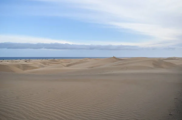 Dune Sabbia Maspalomas Gran Canaria Spagna — Foto Stock