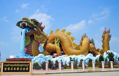 Şehir Sütun Tapınağı, Suphan Buri Eyaleti, Tayland, 13 / 04 / 2019