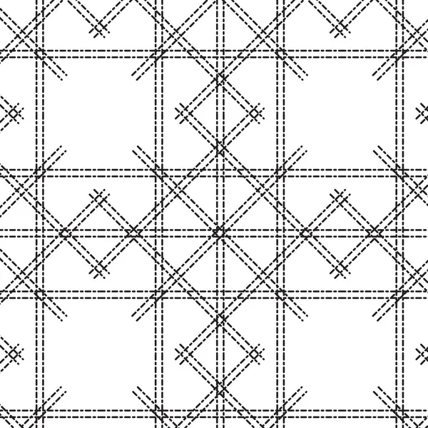 Μαύρο Πλέγμα Διακεκομμένη Γραμμή Εικονογράφηση Διάνυσμα Εικόνα Του Diamond Σχήμα — Διανυσματικό Αρχείο