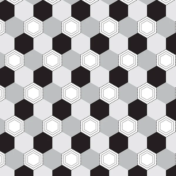 Siyah Gümüş gölge Çokgen desen arka plan vektör görüntü illüstrasyon iç kesikli çizgi ile