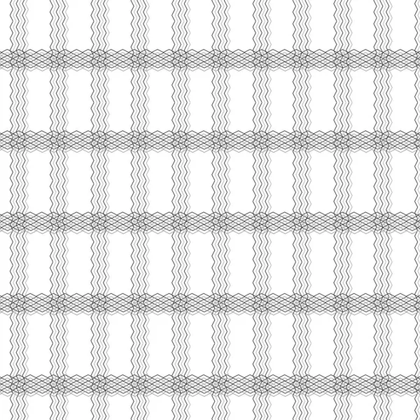 Черно Белое Серебро Горизонтальное Плетение Вертикальный Шеврон Полосатый Рисунок Рисунок — стоковый вектор