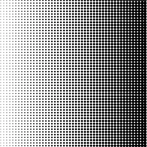 Zwarte Halftone Vector Illustratie Achtergrondafbeelding — Stockvector