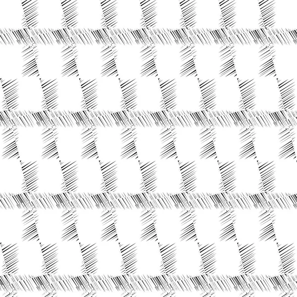 Negro Diagonal Garabato Rectángulo Forma Con Garabato Rayado Patrón Fondo — Vector de stock