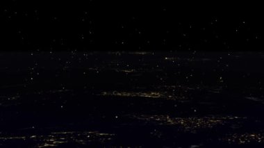 Soyut kozmik arkaplan. Kusursuz döngülü video