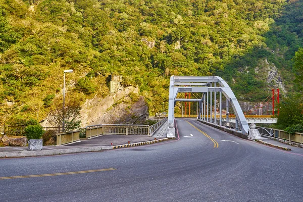 Road Scenic Tianxiang Bridge Recreation Area Taroko National Park Hualien — Stock Photo, Image