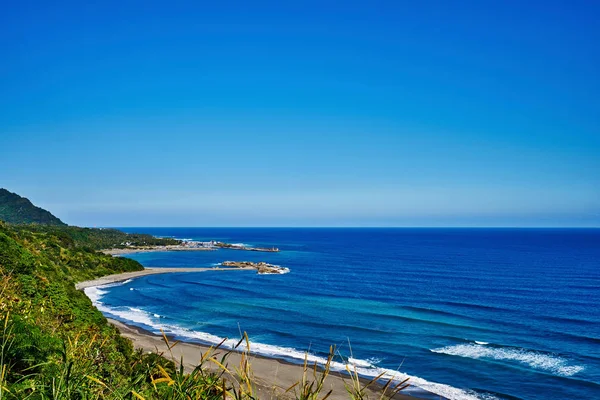 Beautiful Landscape Scenic Jinzun Long Beach Donghe City Eastern Taitung Stock Image