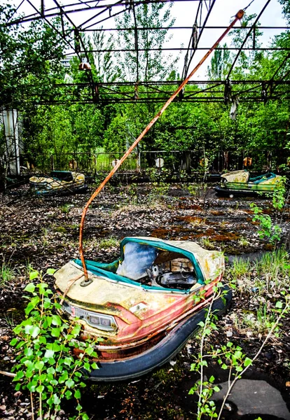 Parque Atracciones Centro Pripyat Zona Chernobyl Dice Que Había Abierto — Foto de Stock