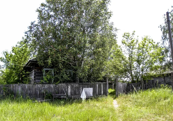 Osadníci Farmaří Černobylu Někteří Starší Lidé Mohou Žít Opuštěné Oblasti — Stock fotografie