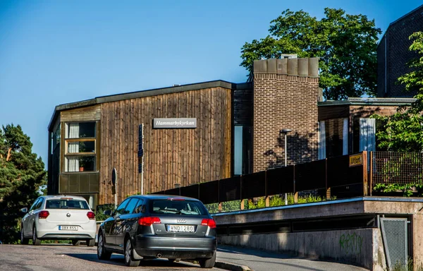 Hammarbykyrkan Estocolmo Suecia Una Iglesia Del Pacto Misión Suecia Fue — Foto de Stock