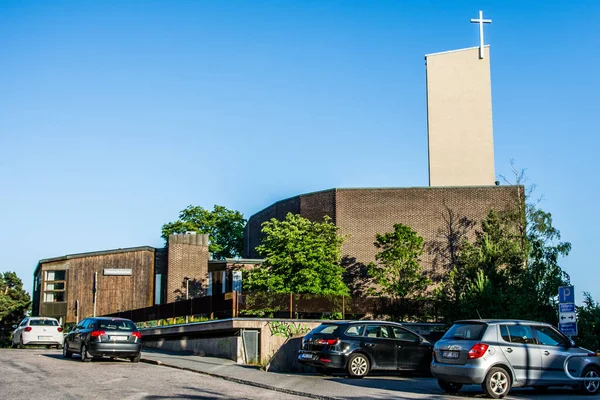 Hammarbykyrkan Stockholm Schweden Ist Eine Kirche Des Missionsbundes Schweden War — Stockfoto