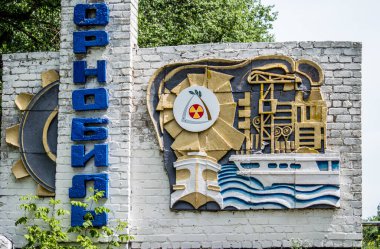 Çernobil - Çernobil 'den Çernobil' e, Ukrayna 'da patlayan Çernobil santralinin yakınında. Fotoğraf: Haziran 2013.