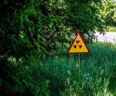 Çernobil - Ukrayna 'da patlayan Çernobil santralinin yanındaki Kopachi anaokulundaki radyoaktif bölge. Fotoğraf: Haziran 2013.