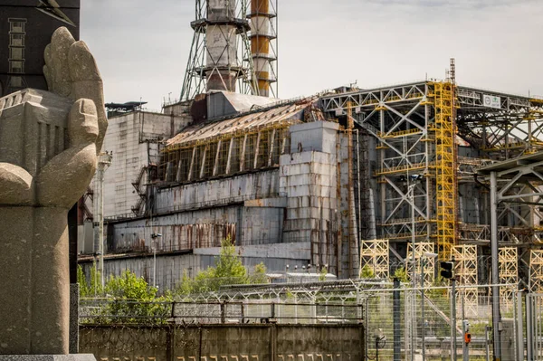 Reactor Central Nuclear Chernobyl Ucrania Antigua Parte Unión Soviética Imagen — Foto de Stock