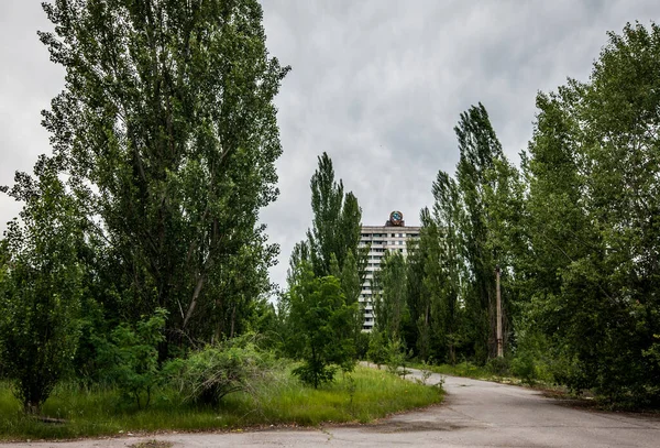 Cidade Abandonada Prypjat Área Chernobyl Ucrânia Antiga Parte Antiga União — Fotografia de Stock