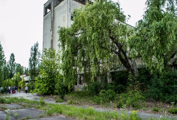 Città Abbandonata Prypjat Nella Zona Chernobyl Ucraina Parte Dell Unione — Foto Stock