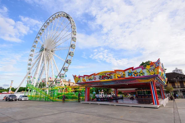 Bangkok Thailandia Giugno 2018 Ruota Panoramica Nel Parco Del Carnevale — Foto Stock