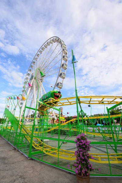 Bangkok Thaiföld 2018 Június Óriáskerék Karnevál Park — Stock Fotó