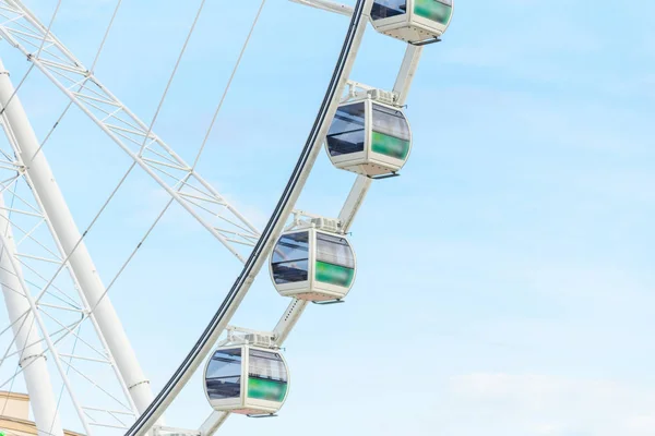 Ferris wheel in carnival park