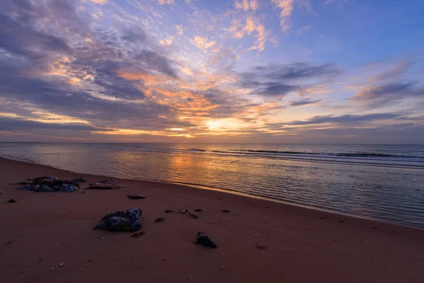 Hermoso Amanecer Mar Por Mañana — Foto de Stock