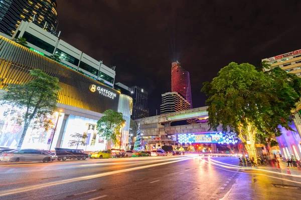 Bangkok Tailandia Dic 2018 Gaysorn Plaza Centro Comercial Con Iluminación — Foto de Stock