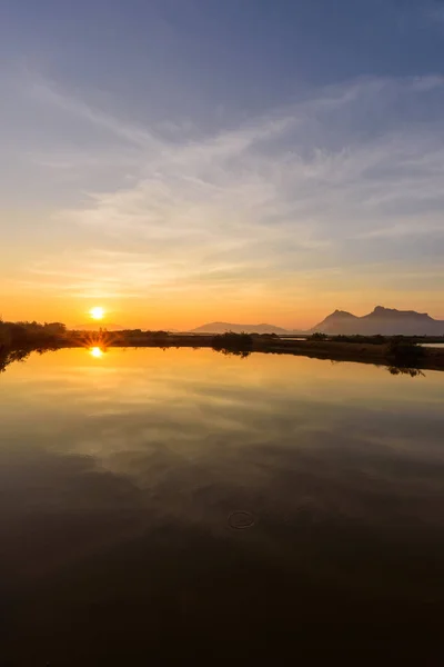 Схід Сонця Озері Вигляд Озеро Схід Сонця — стокове фото