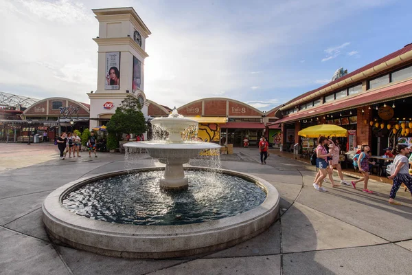 Bangkok Thailand Mei 2019 Carrousel Pretpark Van Asiatique Riverfront Shopping — Stockfoto