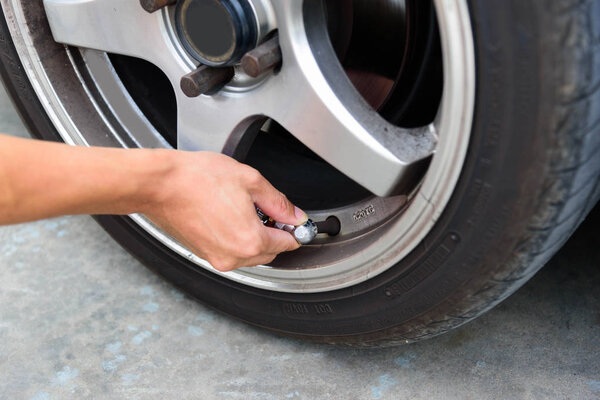 Inflate tires and check Pressure of tires