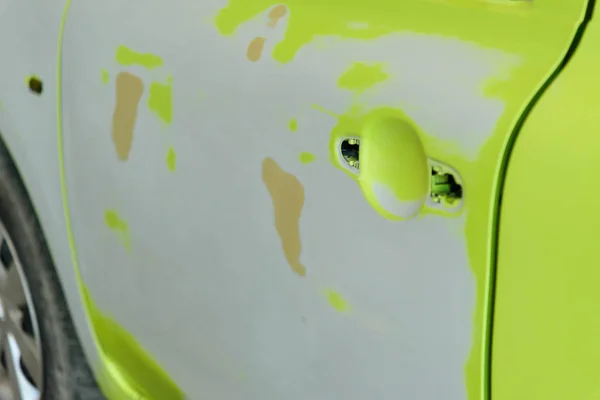 Polish Primer Car Prepare Car Surface Spray Color — Stock Photo, Image