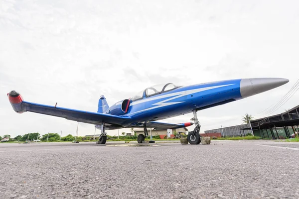 old airplane park for showing in the public park