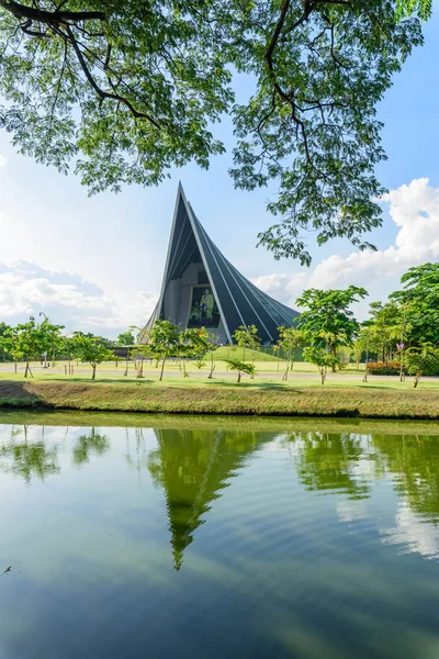 Nakhonpathom Tailândia Julho 2019 Edifício Prince Mahidol Hall Universidade Mahidol — Fotografia de Stock