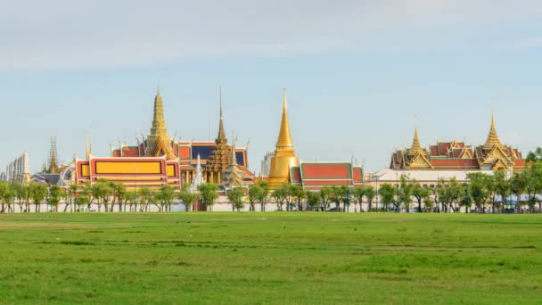 Bangkok Tailandia Junio 2019 Day Night Time Lapse Wat Phra — Vídeos de Stock