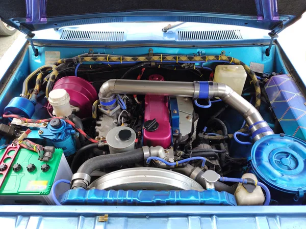 Colorido Modificar Motor Del Coche —  Fotos de Stock